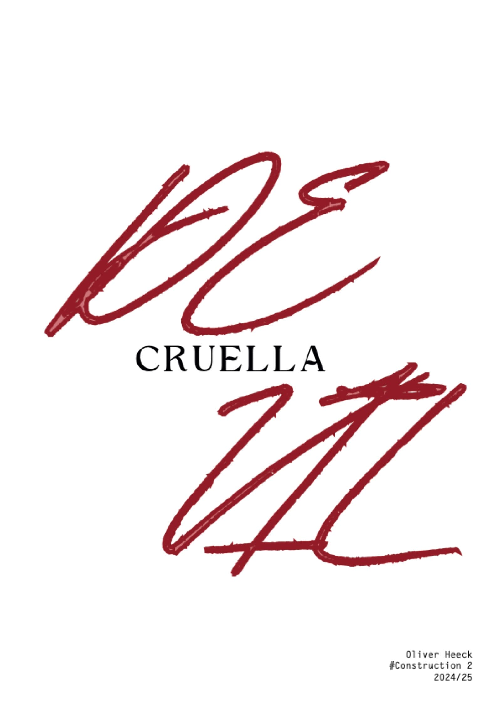 De Cruella portfolio archive cover