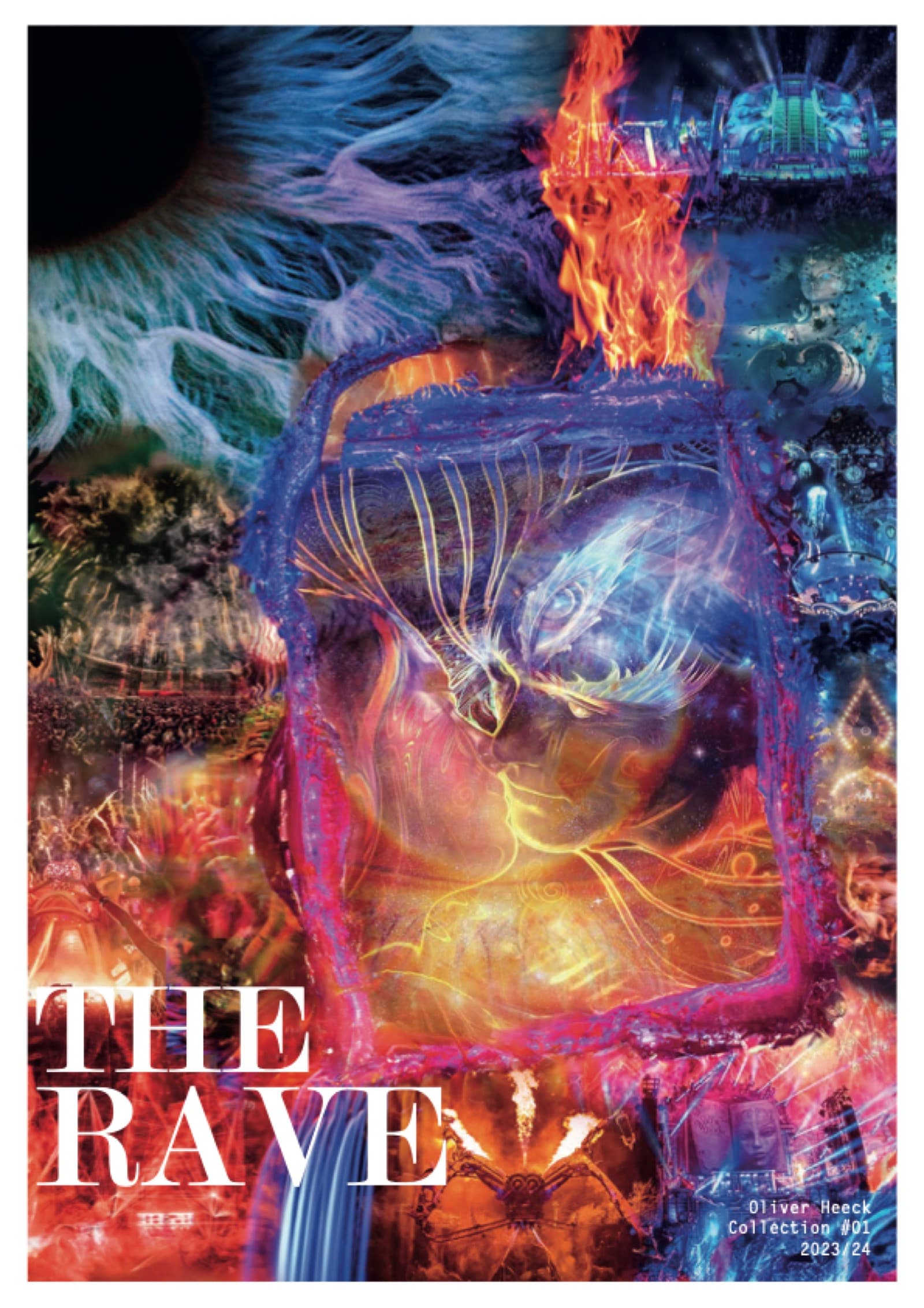 The Rave portfolio archive cover with saturated textile imagery