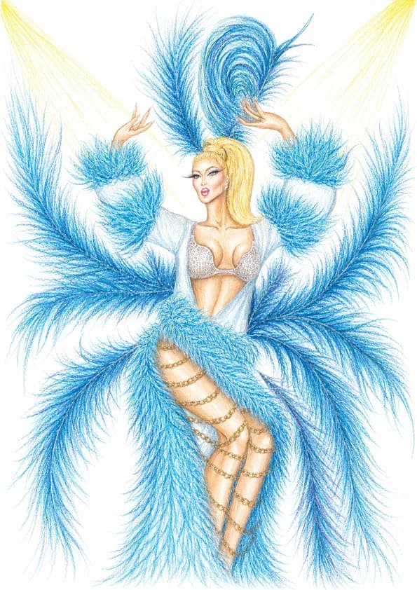 Éruption d'Air plume accessory illustration