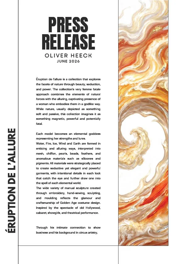 Éruption de l'Allure press release page